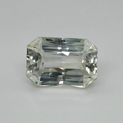 White Sapphire  6.82 Ct Certified